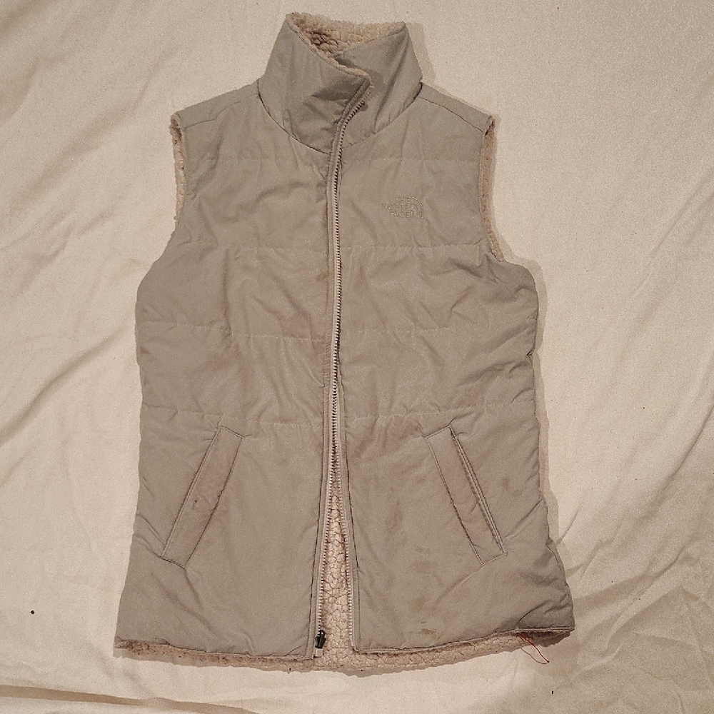 The North Face Women's Light Tan Puffer Vest